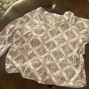 Time and tru white blouse size xxl